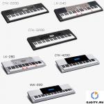 Casio СТК-2200, СТК-3200, LK-240, LK-280, CTK-4200, WK-220