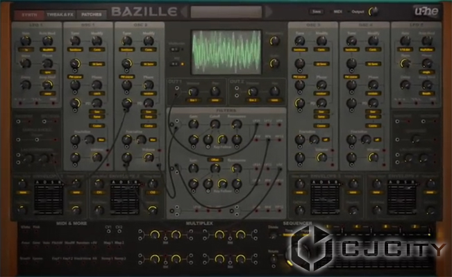 - u-he Bazille