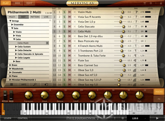 IK Multimedia Miroslav Philharmonik Orchestra 2 CE