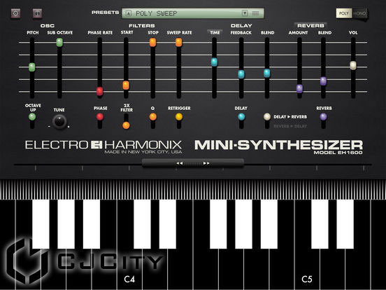Electro-Harmonix Mini-Synthesizer для iOS