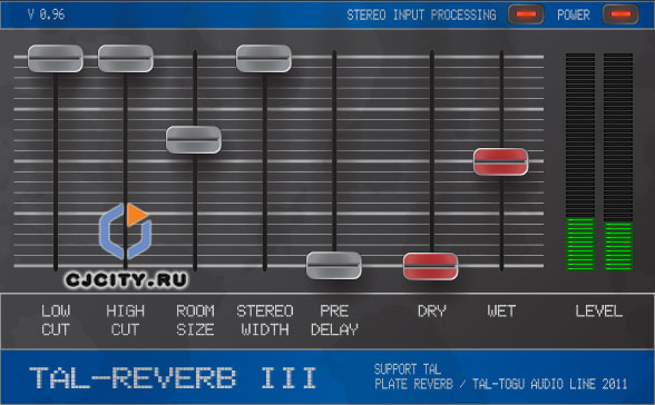 Скачать Togu Audio Line TAL Reverb 3
